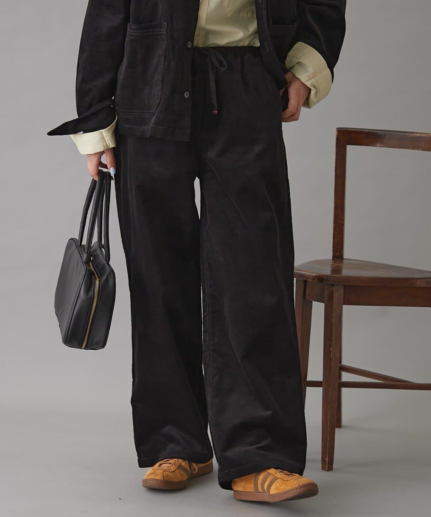 GEVACO燈芯絨寬鬆休閒褲