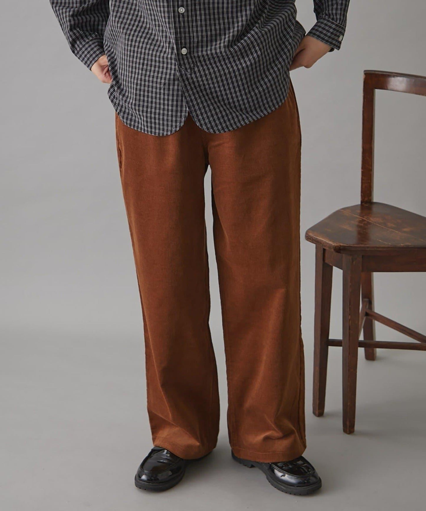 GEVACO燈芯絨寬鬆休閒褲