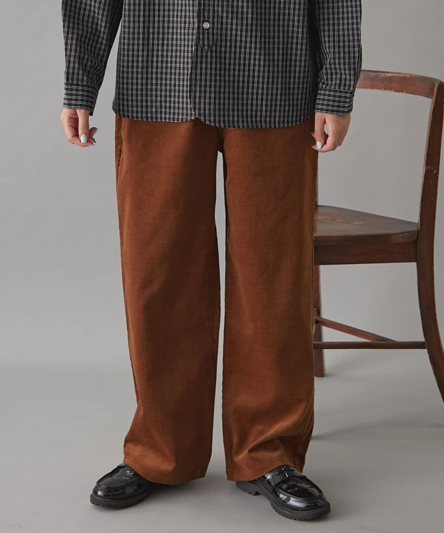 GEVACO燈芯絨寬鬆休閒褲