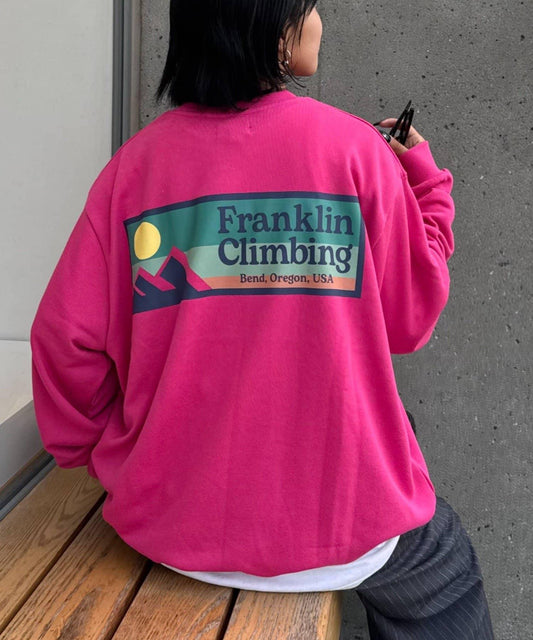【Franklin Climbing】【ES】裡毛後背標誌印花衛衣