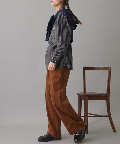 GEVACO燈芯絨寬鬆休閒褲