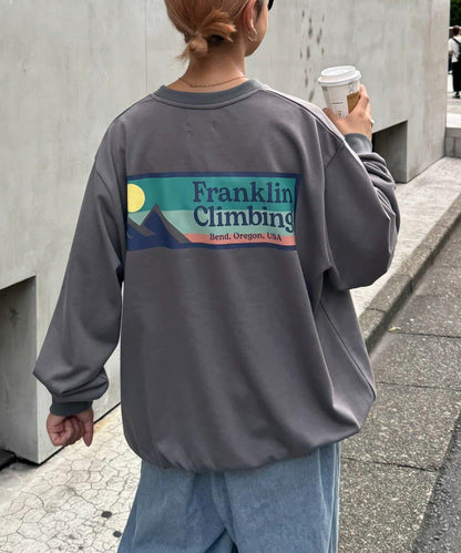 【Franklin Climbing】【ES】裡毛後背標誌印花衛衣