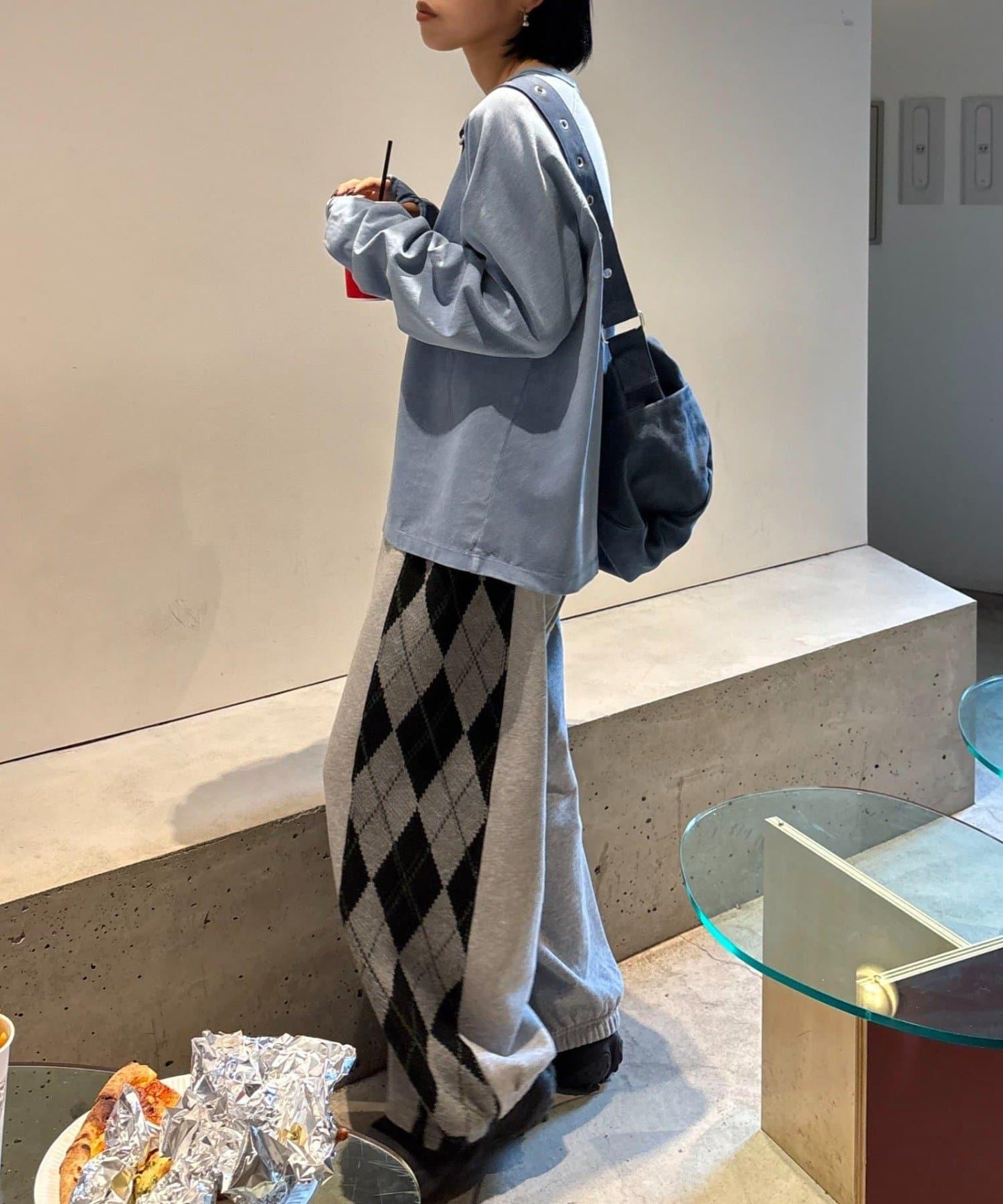 【男女通用】顏料半開領T恤