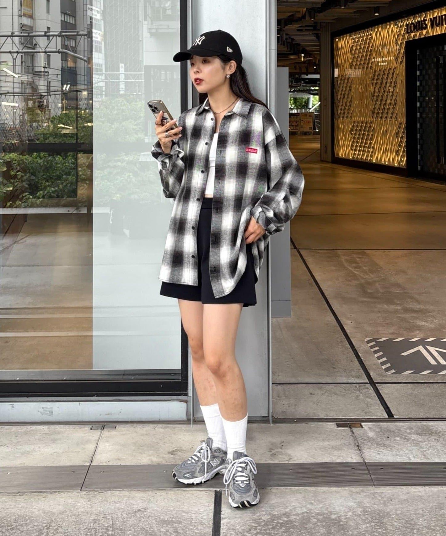 【Franklin Climbing】【LEGACY】復古格紋加工毛襯衫