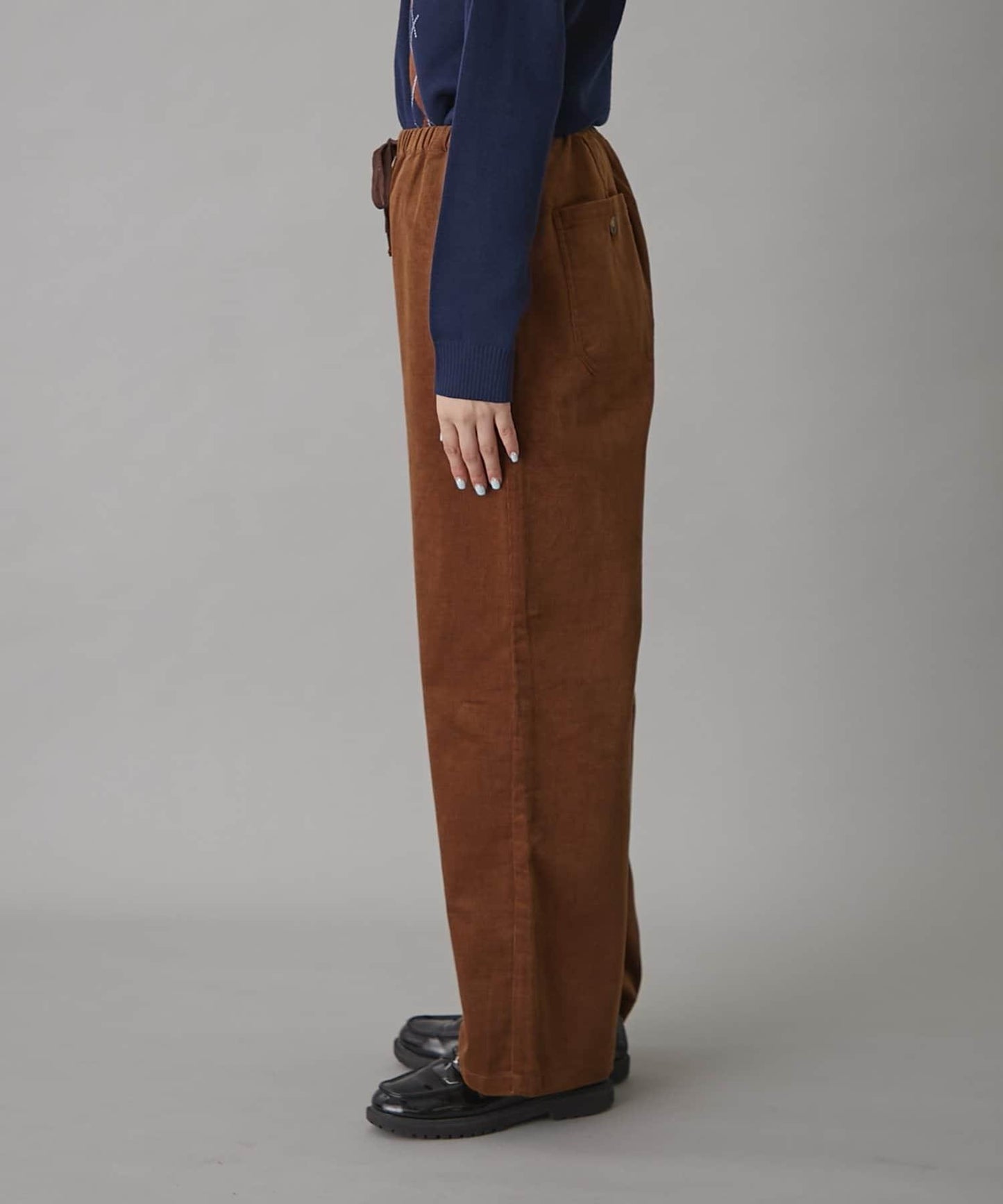 GEVACO燈芯絨寬鬆休閒褲