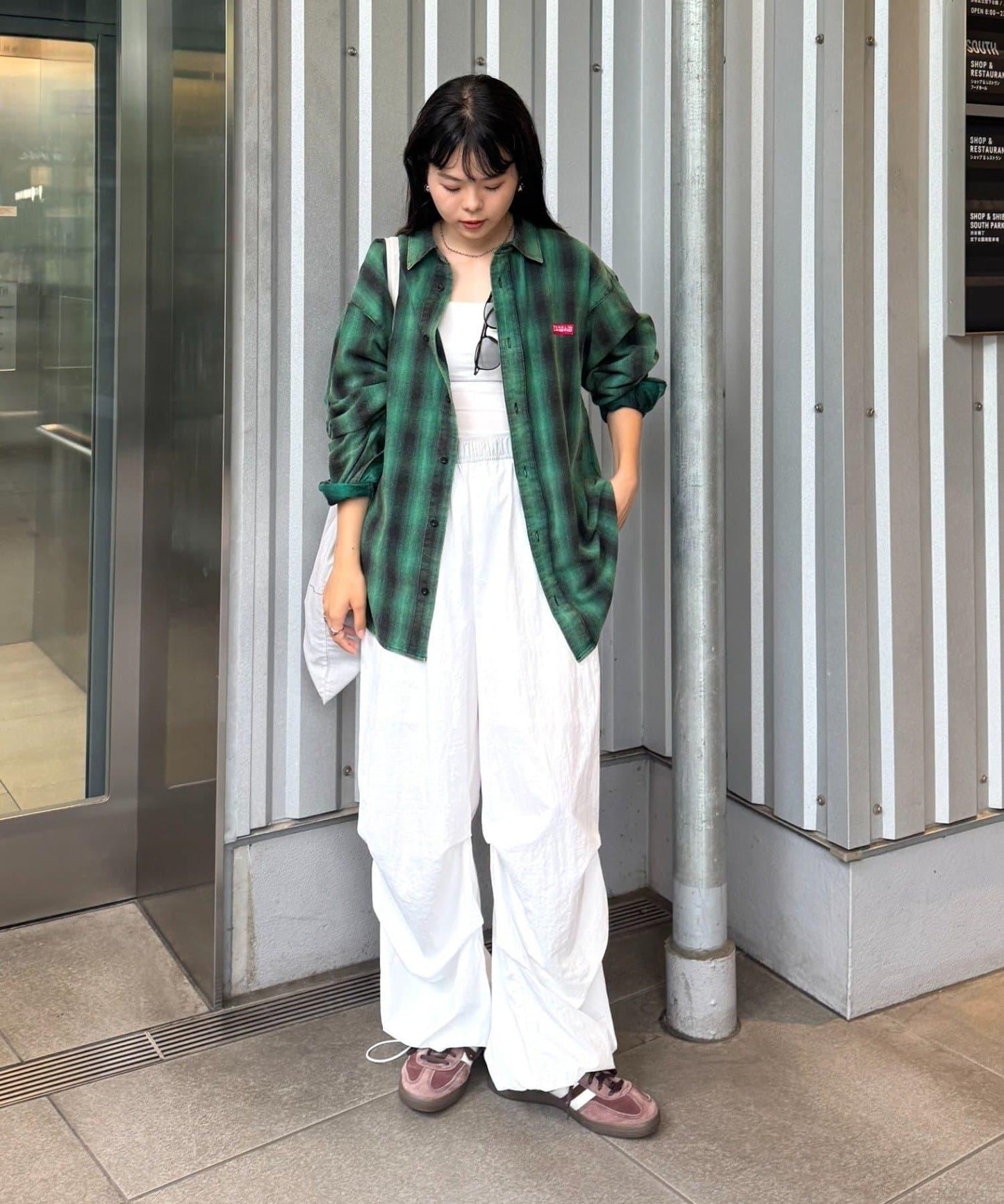 【Franklin Climbing】【LEGACY】復古格紋加工毛襯衫