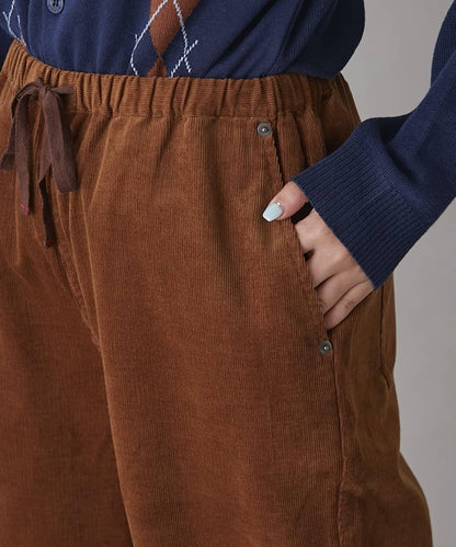 GEVACO燈芯絨寬鬆休閒褲