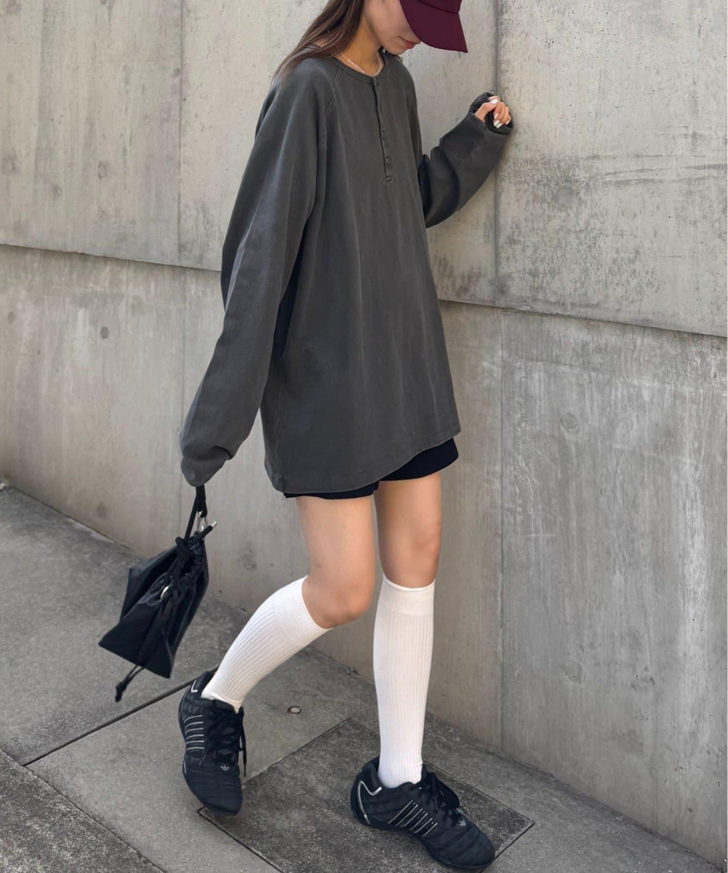 【男女通用】顏料半開領T恤