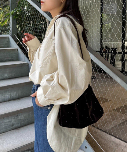 Logo刺繡領帶帽衛衣