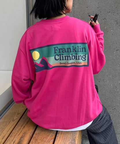 【Franklin Climbing】【ES】裡毛後背標誌印花衛衣