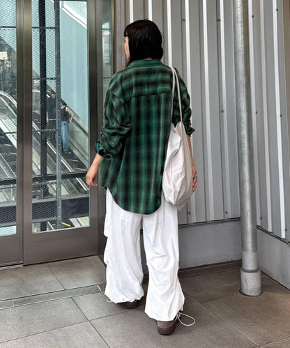 【Franklin Climbing】【LEGACY】復古格紋加工毛襯衫