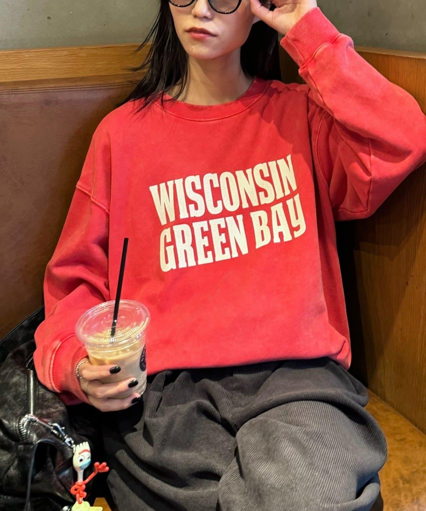 【男女同款】新款酸洗標誌衛衣