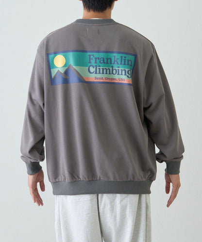 【Franklin Climbing】【ES】裡毛後背標誌印花衛衣