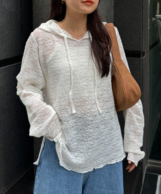 帆布繩帽連帽衫