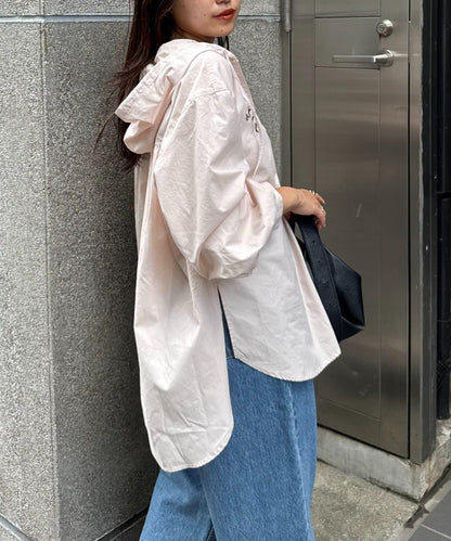 Logo刺繡領帶帽衛衣