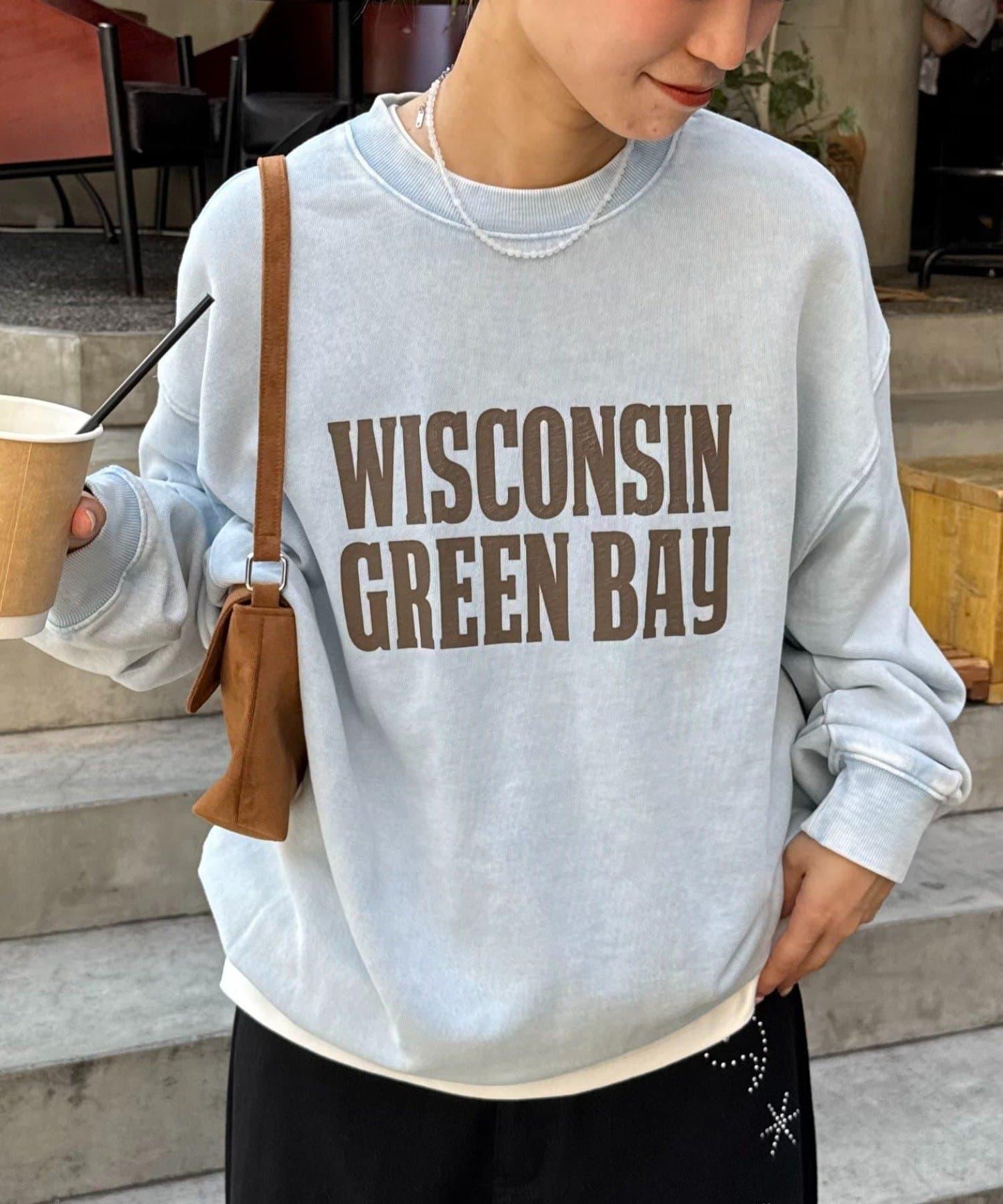 【男女同款】新款酸洗標誌衛衣