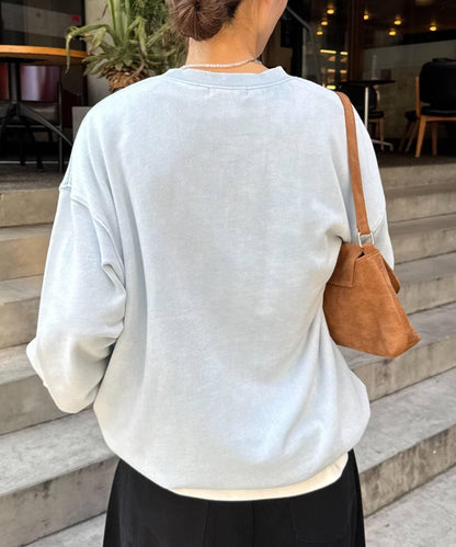 【男女同款】新款酸洗標誌衛衣