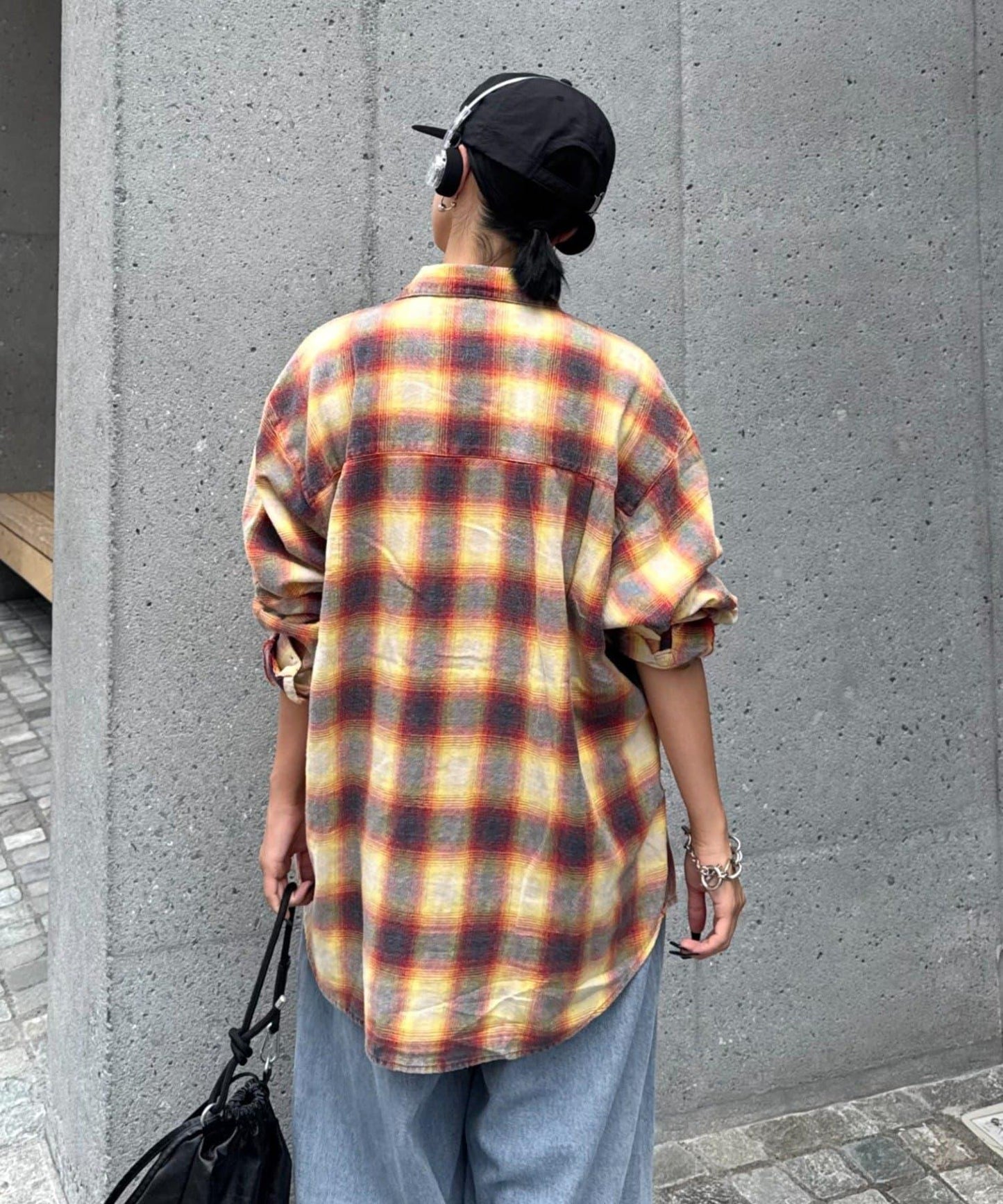 【Franklin Climbing】【LEGACY】復古格紋加工毛襯衫