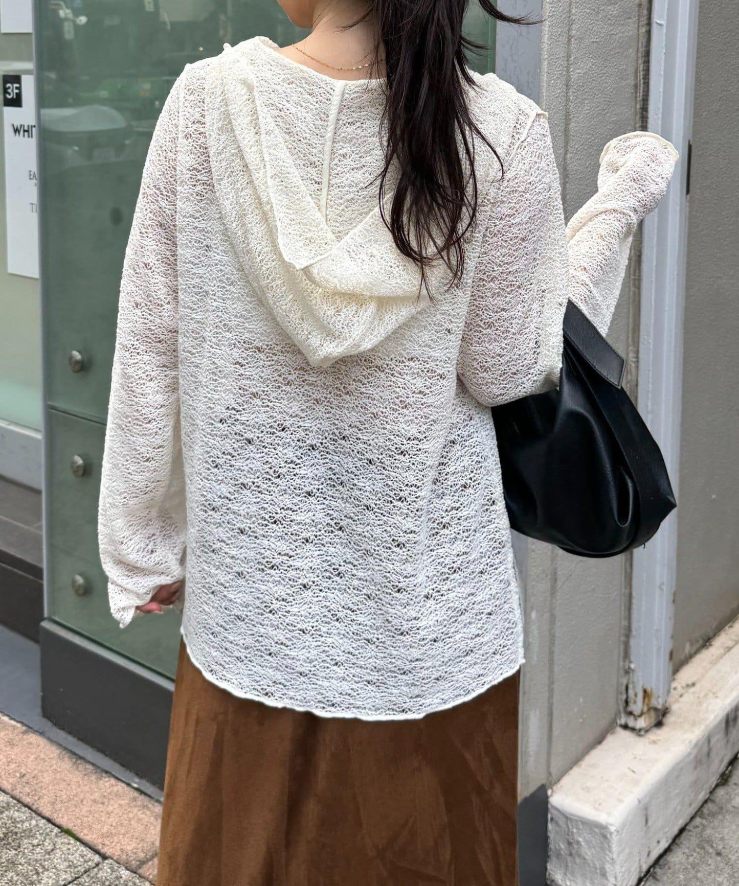 帆布繩帽連帽衫