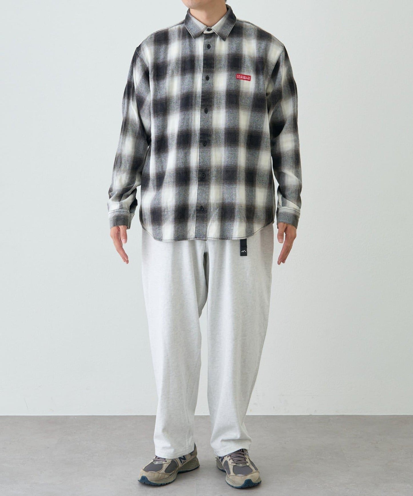 【Franklin Climbing】【LEGACY】復古格紋加工毛襯衫