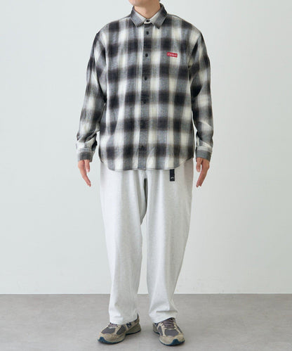 【Franklin Climbing】【LEGACY】復古格紋加工毛襯衫