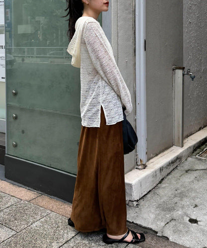 帆布繩帽連帽衫