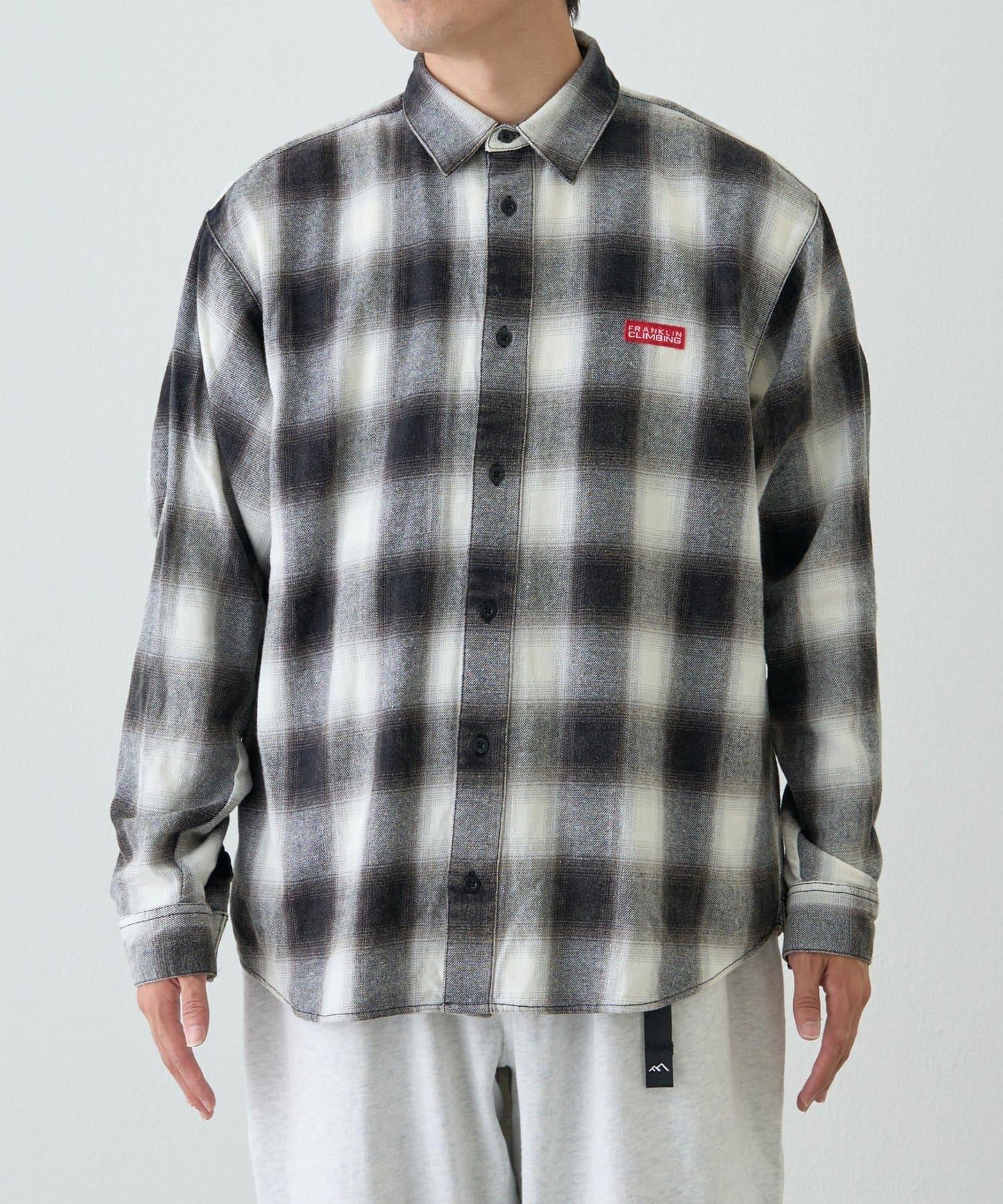 【Franklin Climbing】【LEGACY】復古格紋加工毛襯衫