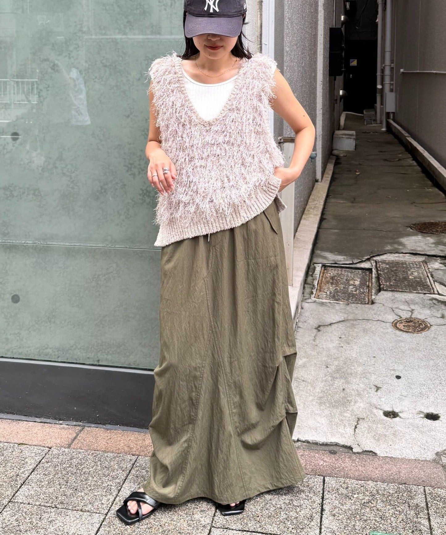 V領環形流蘇馬甲