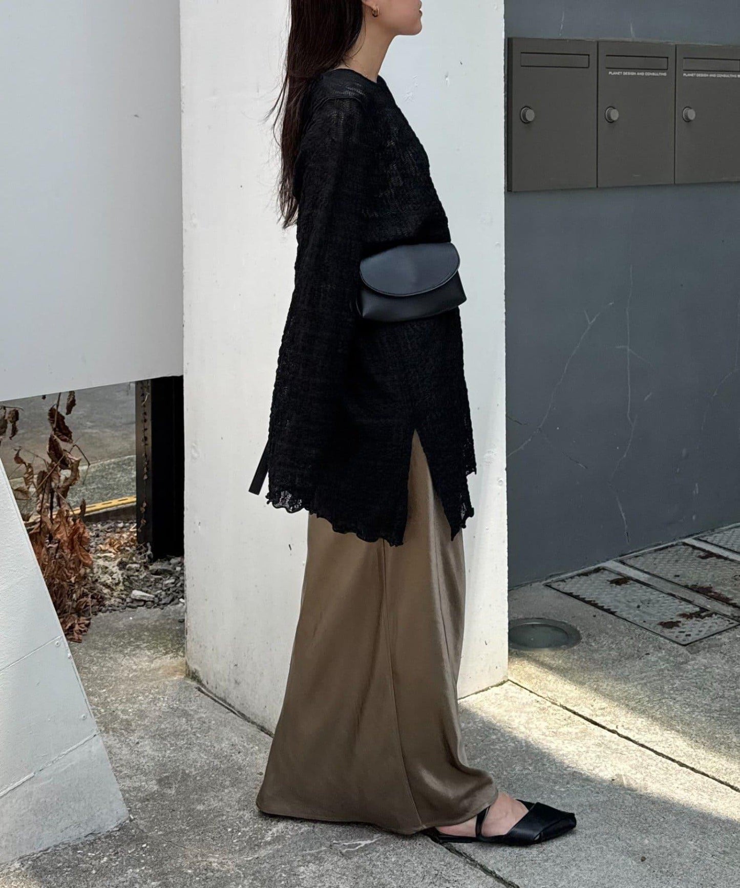 透視蕾絲連衣裙