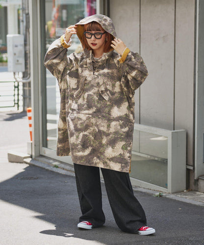 etsinta 軍事風防風連衣裙