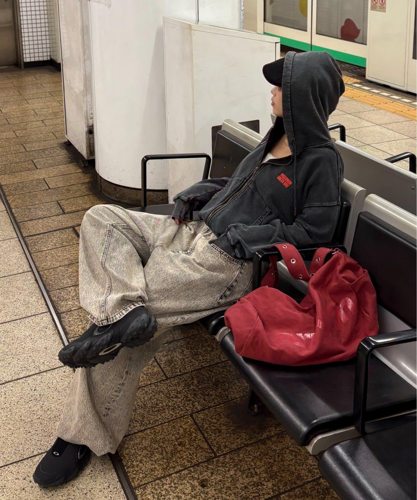 【男女通用】酸洗標誌拉鍊衛衣