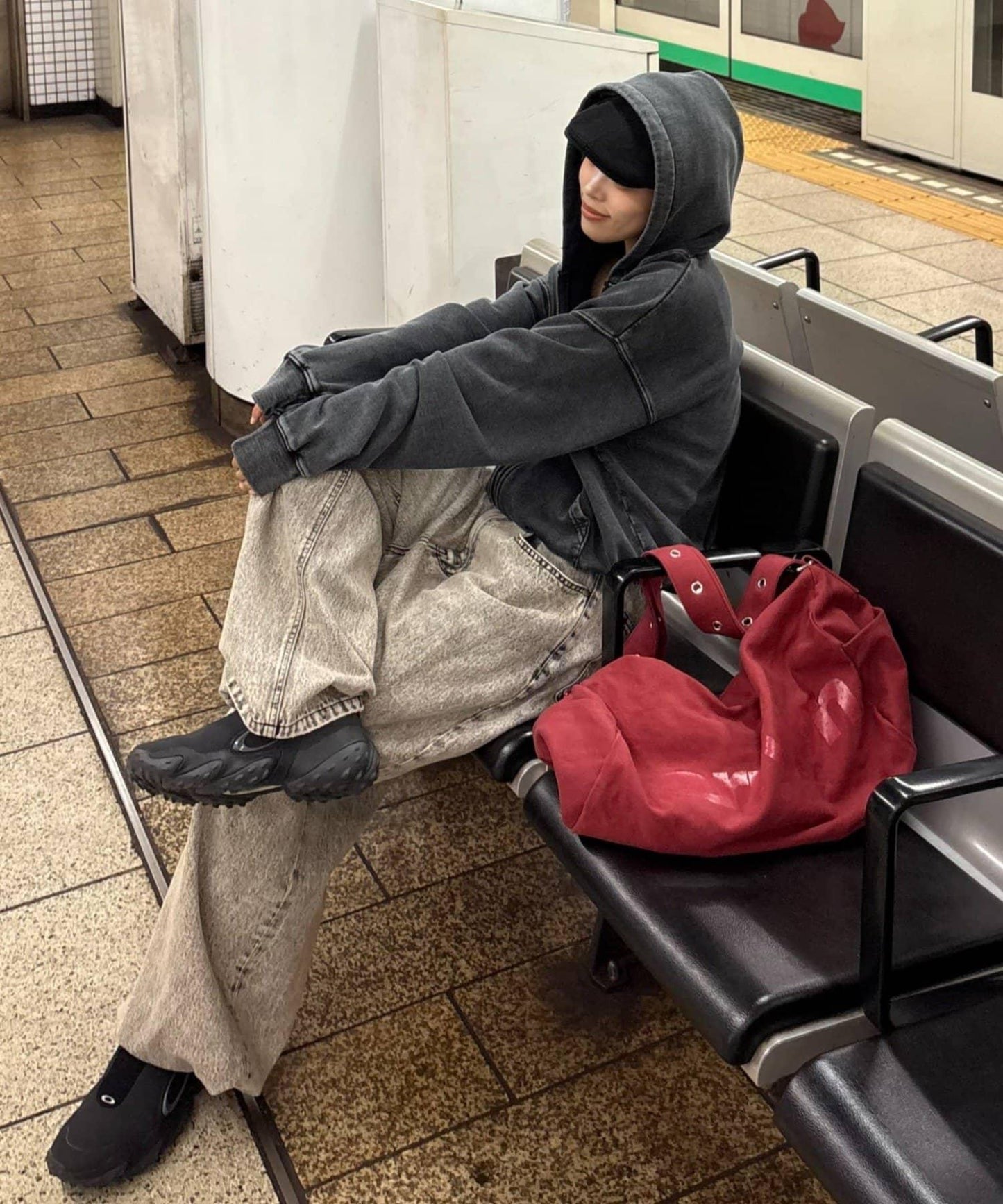 【男女通用】酸洗標誌拉鍊衛衣