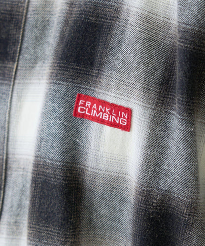 【Franklin Climbing】【LEGACY】復古格紋加工毛襯衫