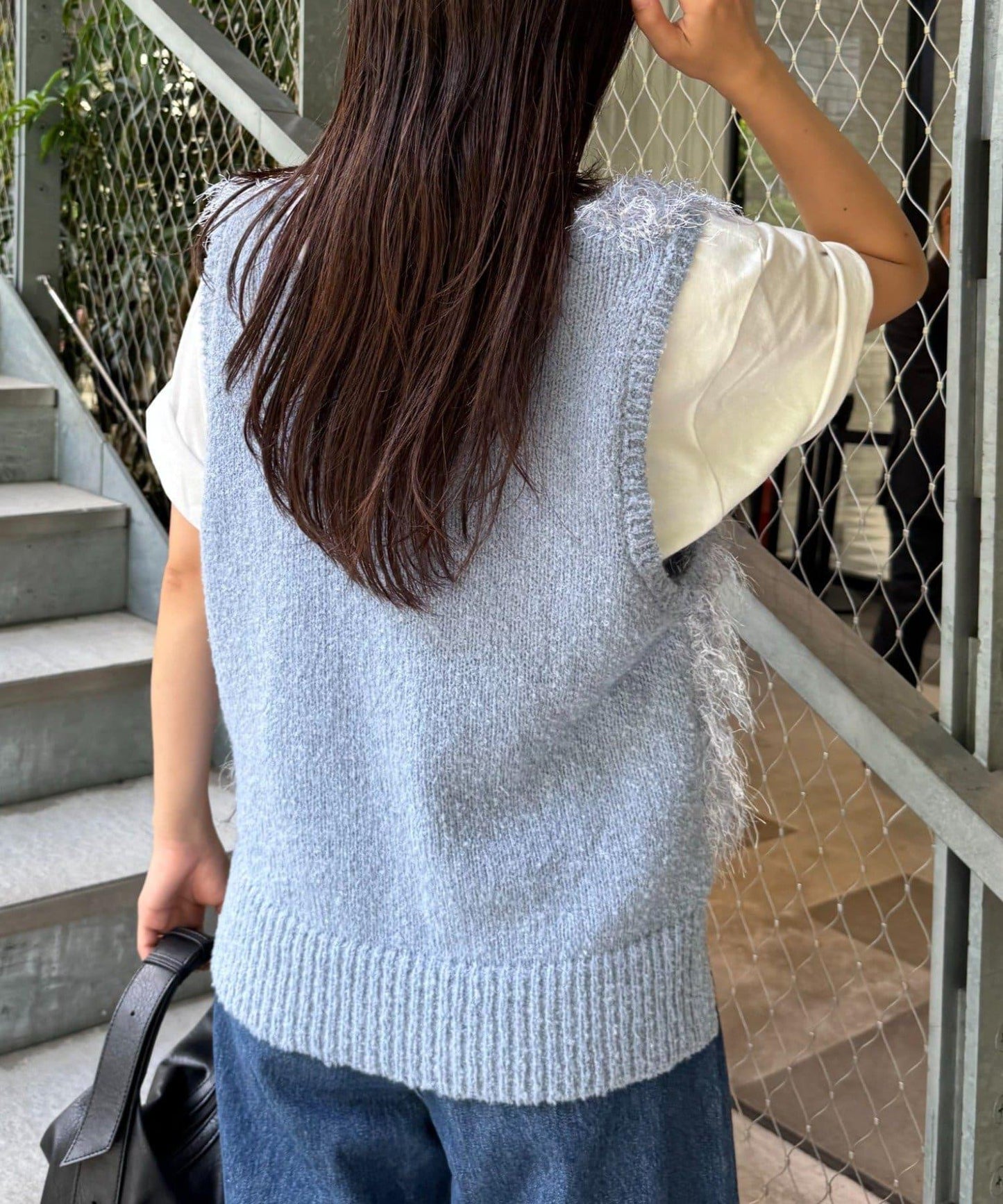 V領環形流蘇馬甲