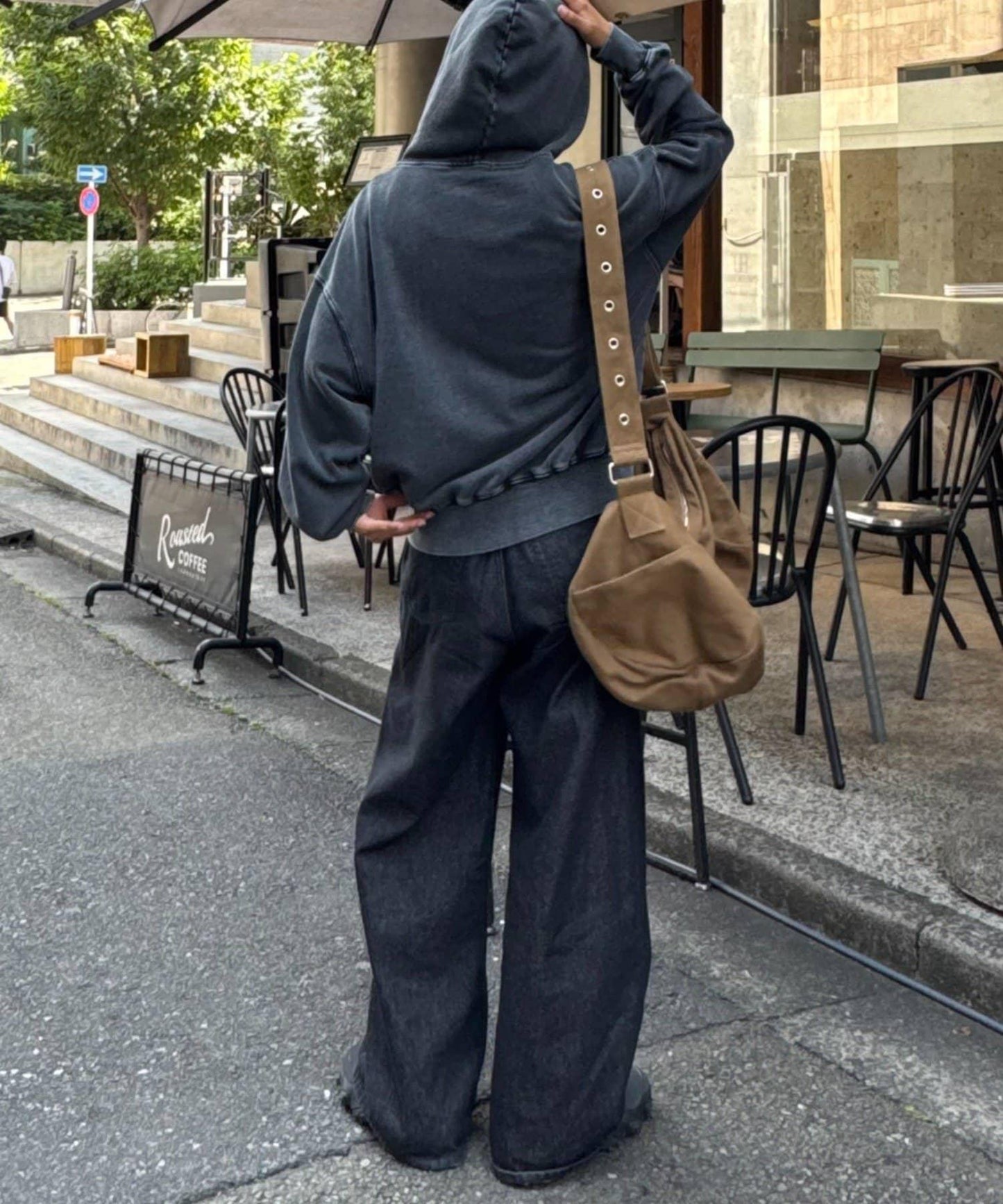 【男女通用】酸洗標誌拉鍊衛衣