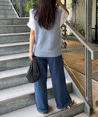 V領環形流蘇馬甲