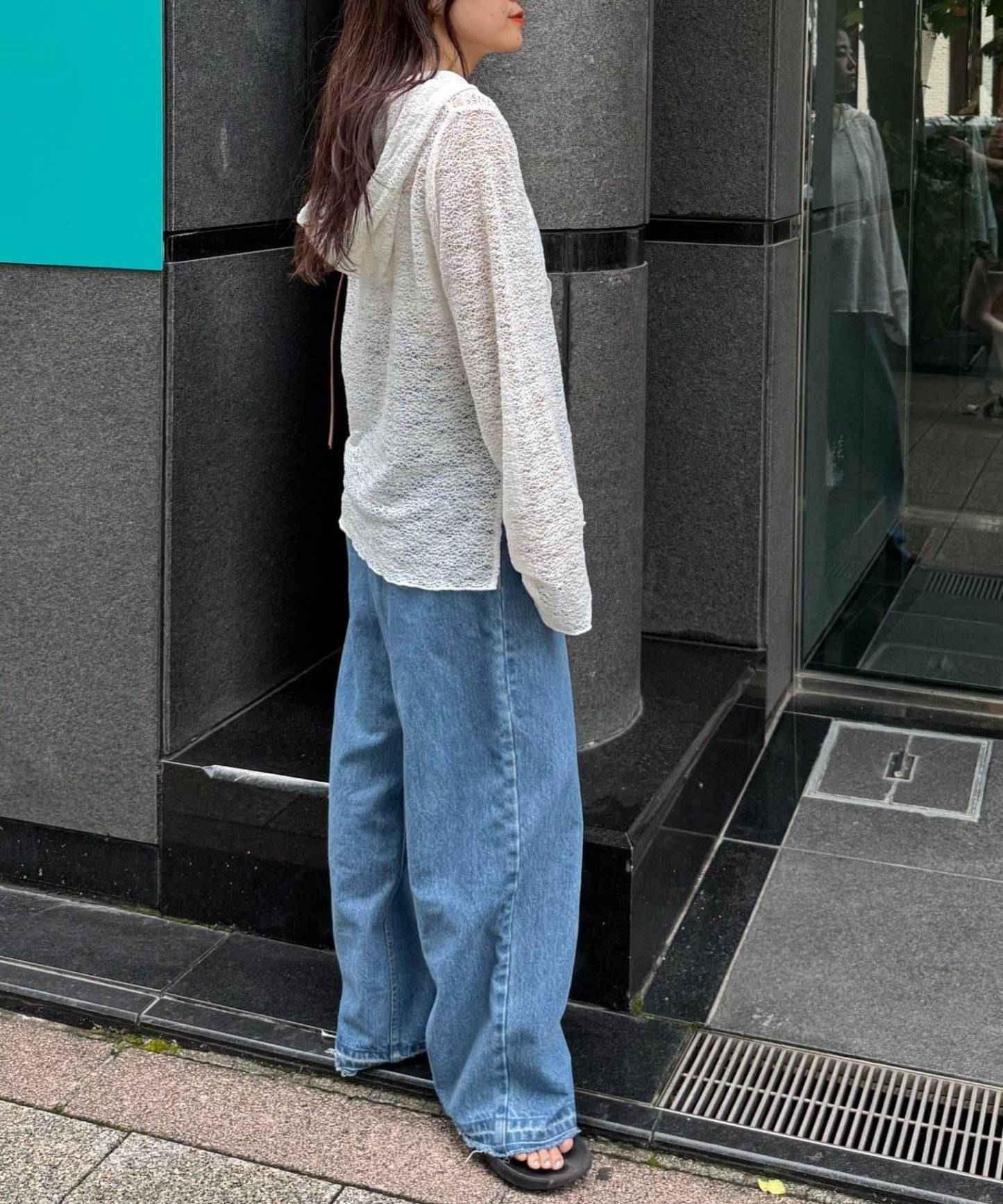 帆布繩帽連帽衫