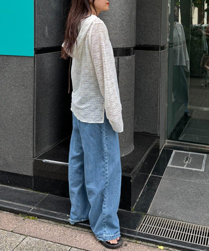 帆布繩帽連帽衫