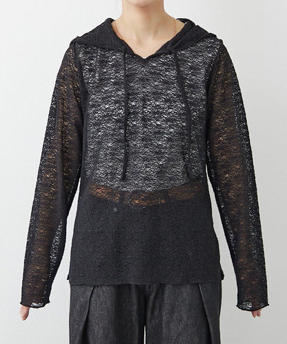 帆布繩帽連帽衫