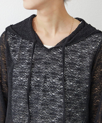 帆布繩帽連帽衫