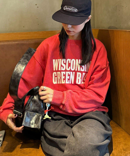 【男女同款】新款酸洗標誌衛衣