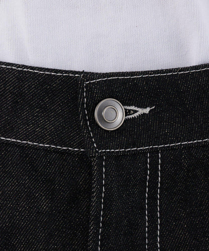 【CIAN DENIM/藍色牛仔】寬腿喇叭褲