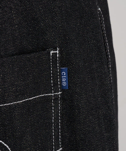 【CIAN DENIM/藍色牛仔】寬腿喇叭褲
