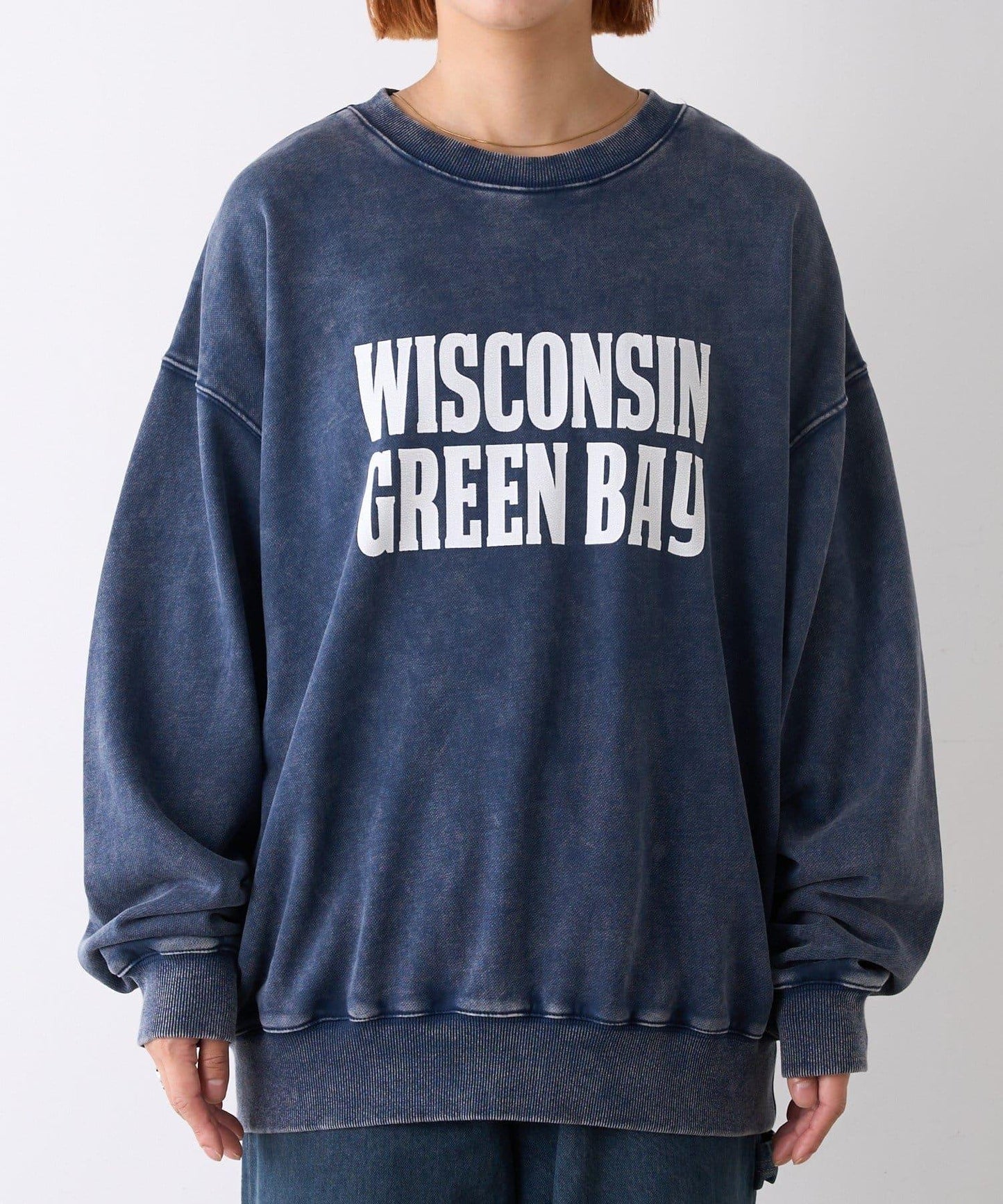 【男女同款】新款酸洗標誌衛衣