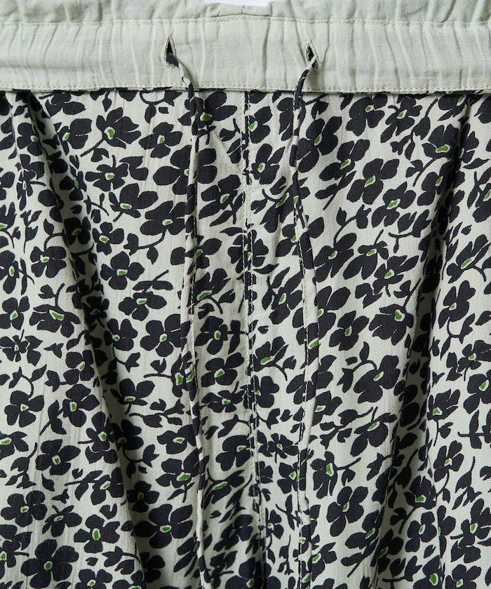 印度 花卉印花 休閒褲