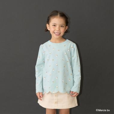 【商品】【Miffy】全印花下襬波浪邊A字T恤