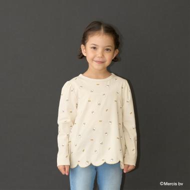 【商品】【Miffy】全印花下襬波浪邊A字T恤