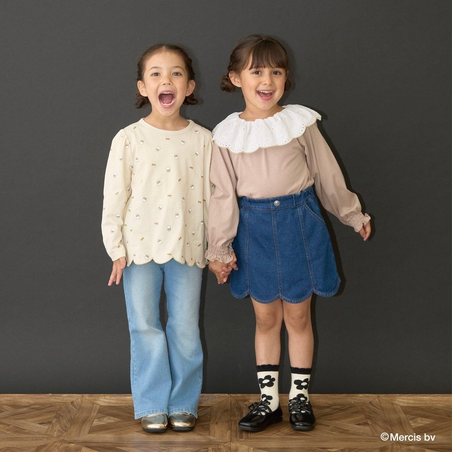 【商品】【Miffy】全印花下襬波浪邊A字T恤