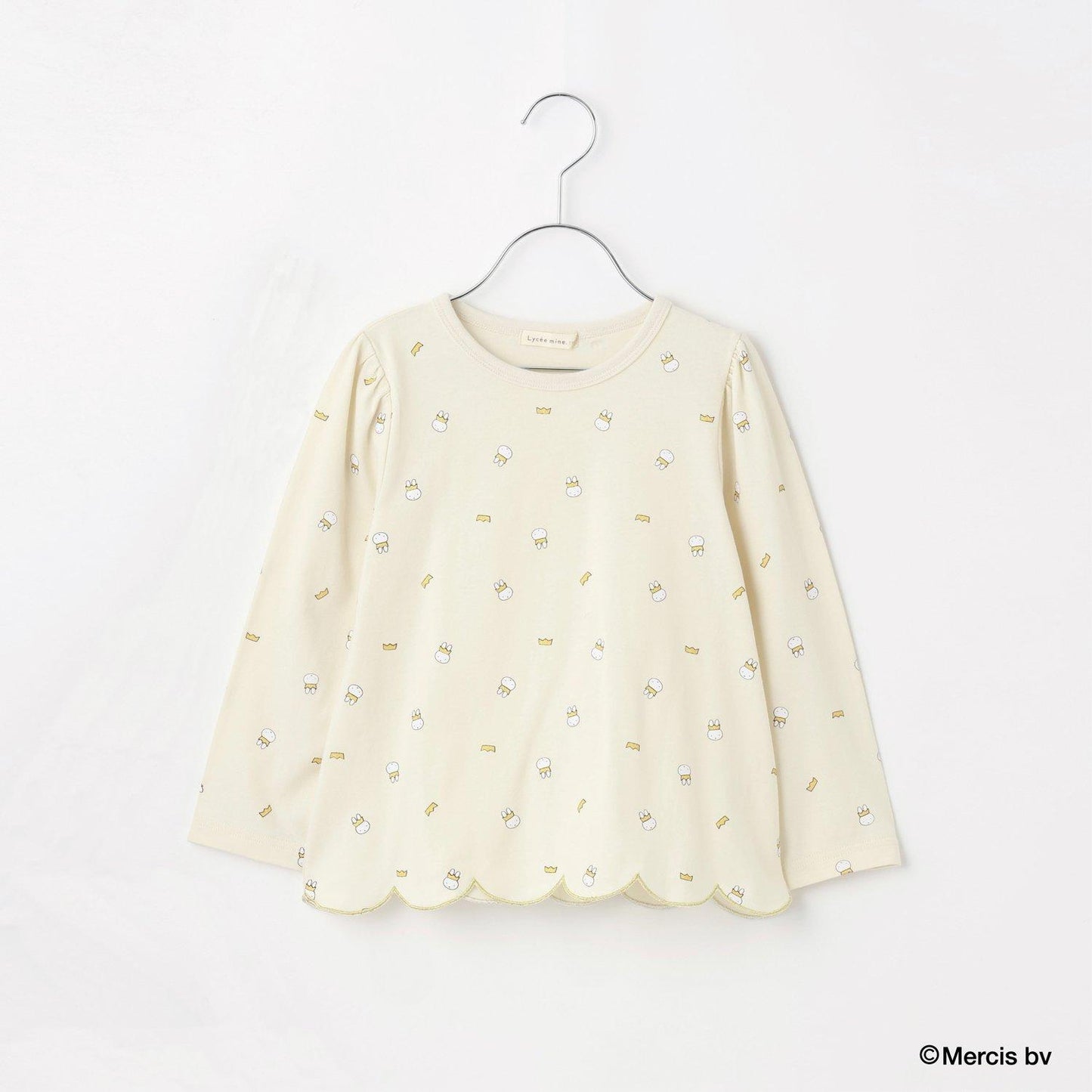 【商品】【Miffy】全印花下襬波浪邊A字T恤