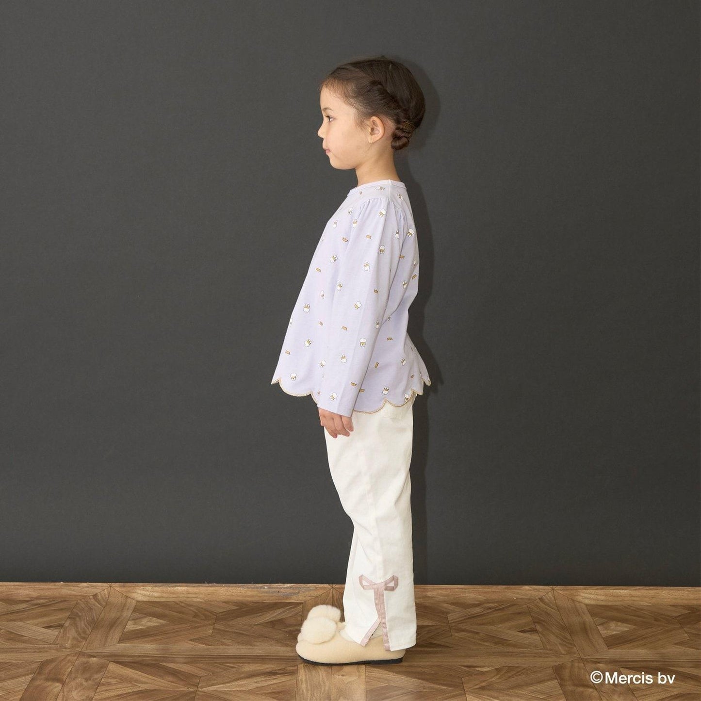 【商品】【Miffy】全印花下襬波浪邊A字T恤